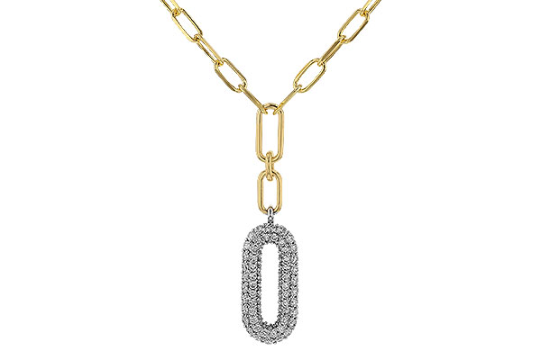 B274-89121: NECKLACE .96 TW (18")