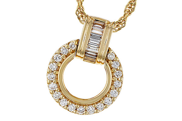 B274-90085: NECKLACE .12 BAG .33 TW
