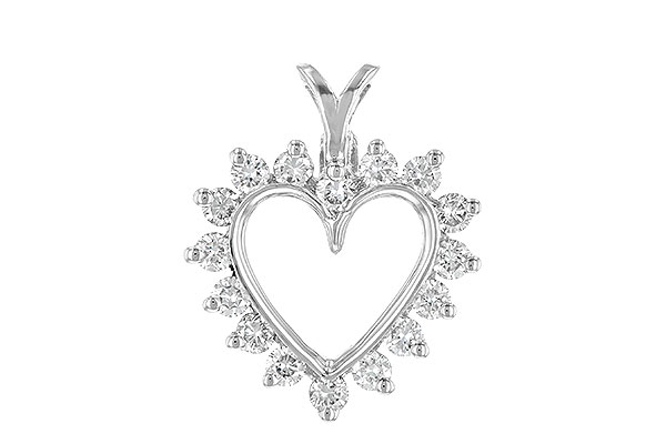 C006-66448: HEART PENDANT .45 TW