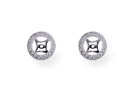 C183-96385: EARRING JACKET .32 TW (FOR 1.50-2.00 CT TW STUDS)