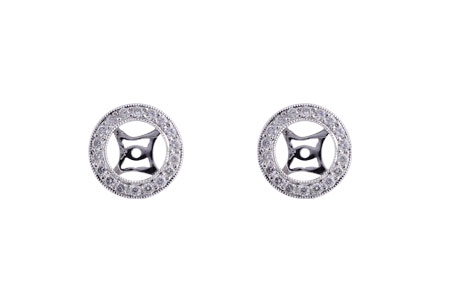 C183-96385: EARRING JACKET .32 TW (FOR 1.50-2.00 CT TW STUDS)