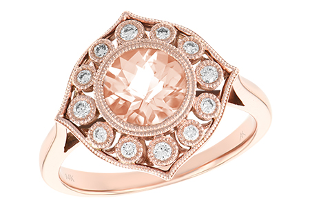 C188-49112: LDS RG .90 MORGANITE 1.05 TW