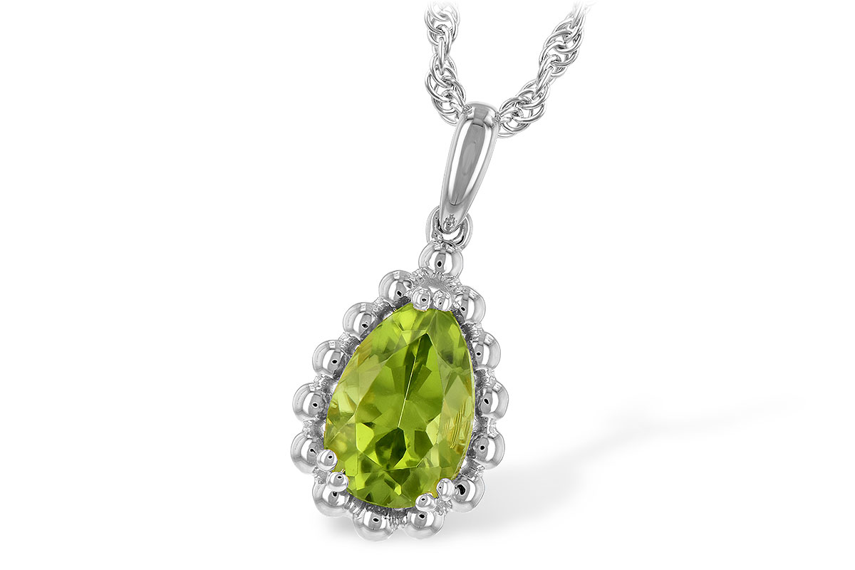 C189-40076: NECKLACE 1.30 CT PERIDOT