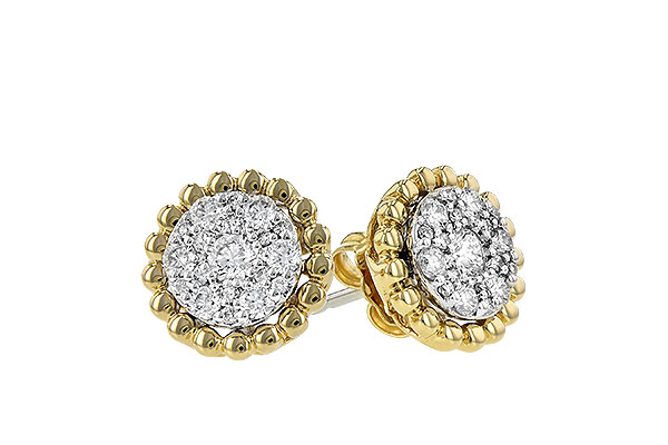 C189-44603: EARRINGS .52 TW