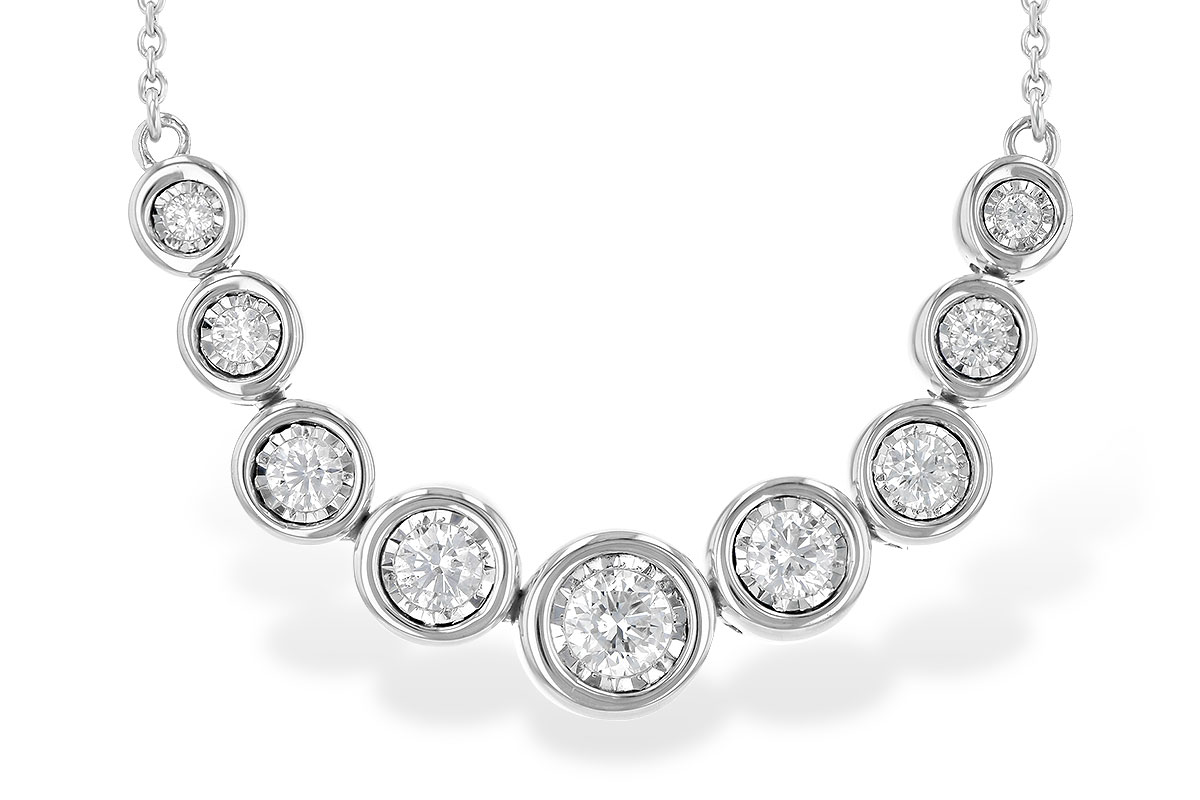 C190-33676: NECKLACE .50 TW