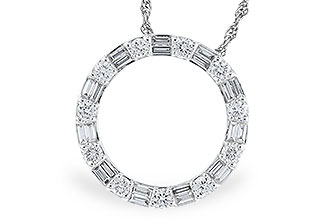 C273-94548: NECKLACE .25 TW BAG .60 TW