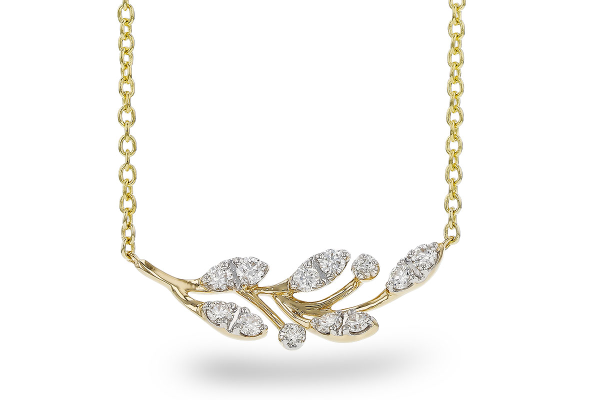 C274-84548: NECKLACE .32 TW (18")