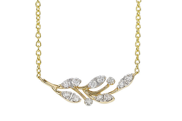 C274-84548: NECKLACE .32 TW (18")