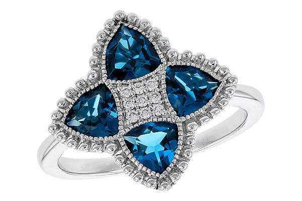 C274-86367: LDS RG 1.62 LONDON BLUE TOPAZ 1.66 TGW