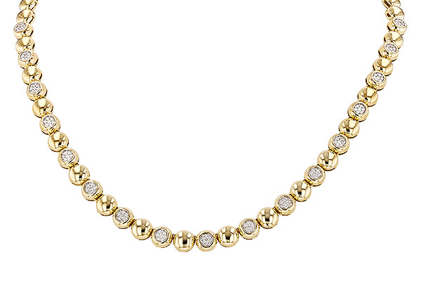 C274-86448: NECKLACE .87 TW (17")