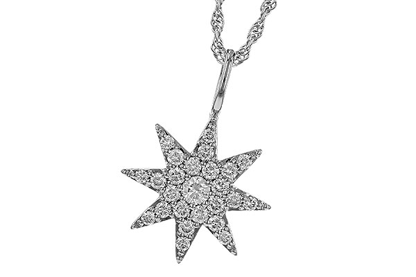 C274-88221: NECKLACE .48 TW