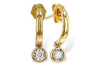 C274-88230: EARRINGS .10 TW