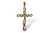 D006-67312: CROSS PENDANT .01 BR