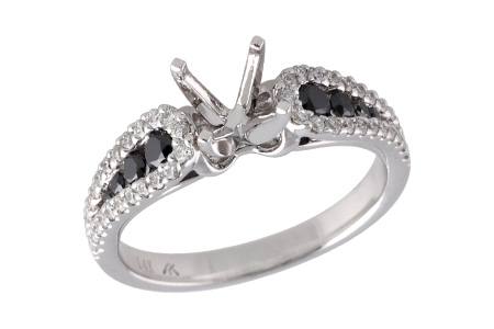 D185-80057: LDS SEMI .25 BLK DIAS .60 TW