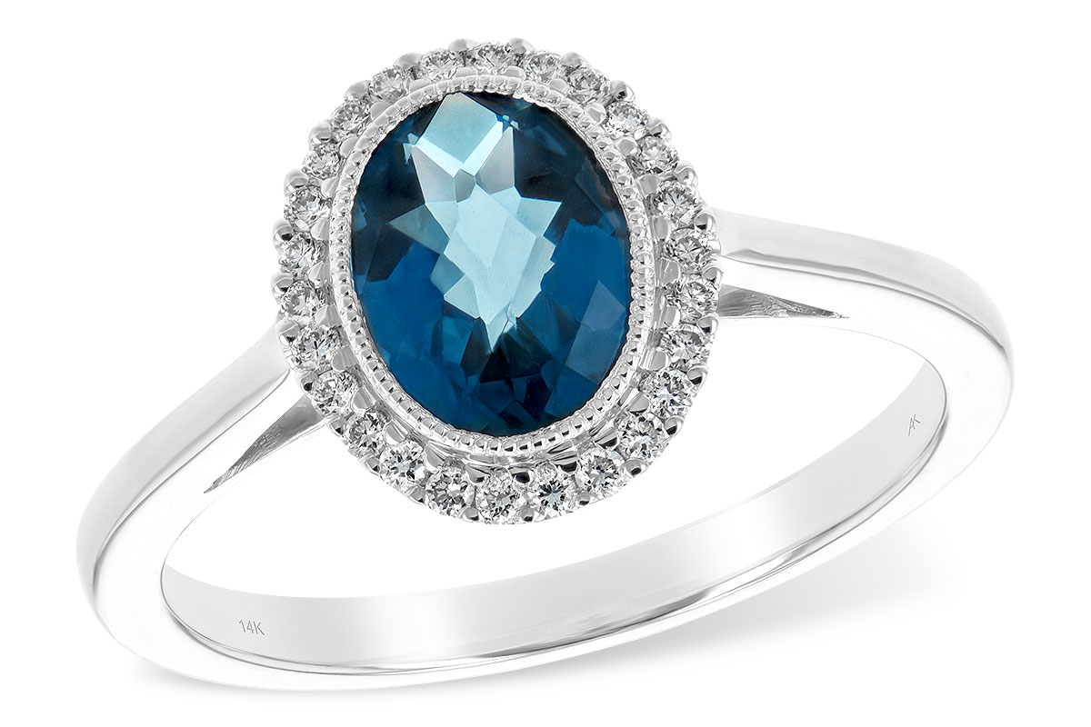 D189-37294: LDS RG 1.27 LONDON BLUE TOPAZ 1.42 TGW