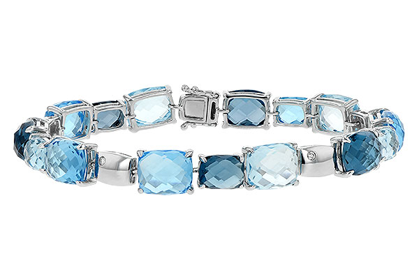 D189-39148: BRACELET 46.75 BLUE TOPAZ 46.80 TGW