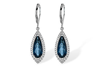 D190-28185: EARR 5.05 LONDON BLUE TOPAZ 5.42 TGW