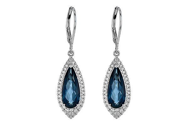 D190-28185: EARR 5.05 LONDON BLUE TOPAZ 5.42 TGW