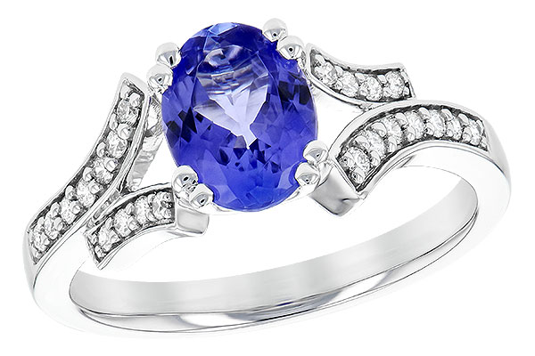D190-33721: LDS RG 1.15 TANZANITE 1.30 TGW