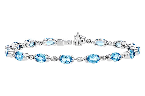 D273-90912: BRACELET 7.80 SWISS BLUE TOPAZ 7.96 TGW
