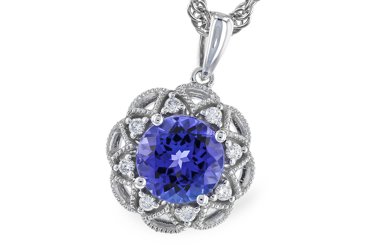 D273-93721: NECK 1.42 TANZANITE 1.50 TGW (7MM TANZ)