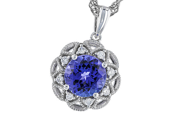 D273-93721: NECK 1.42 TANZANITE 1.50 TGW (7MM TANZ)