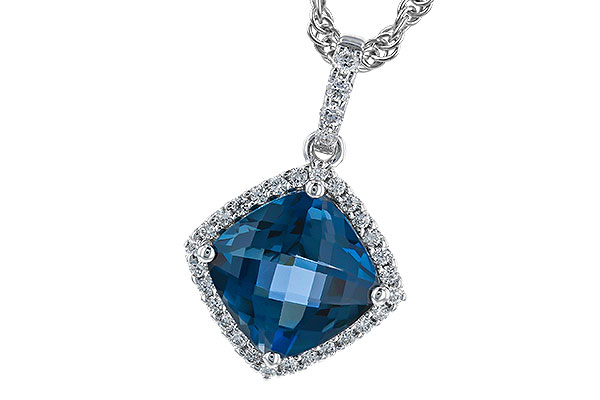 D273-94585: NECK 1.09 LONDON BLUE TOPAZ 1.20 TGW