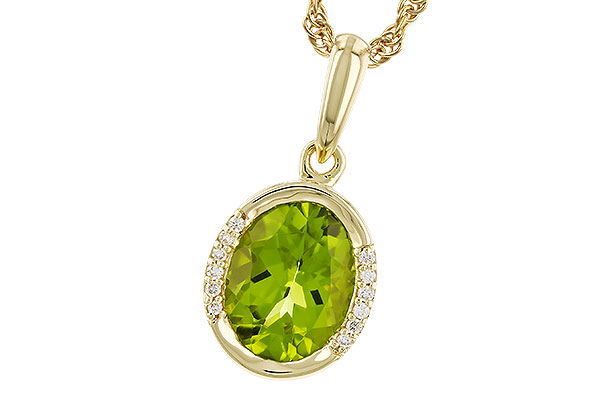 D273-94612: NECKLACE 1.72 TW PERIDOT 1.75 TGW (9x7 PER)