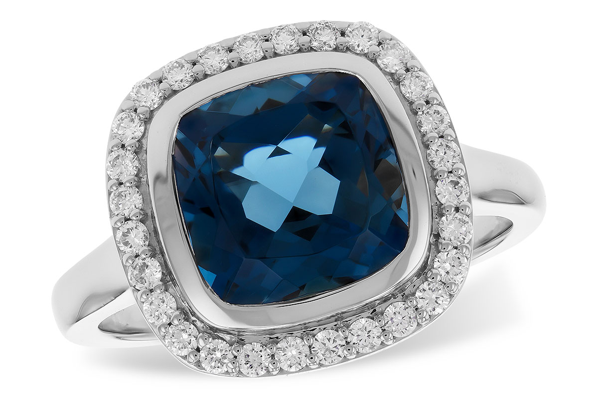 D273-97303: LDS RG 3.85 LONDON BLUE TOPAZ 4.15 TGW (9MM LBT)