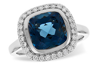 D273-97303: LDS RG 3.85 LONDON BLUE TOPAZ 4.15 TGW (9MM LBT)