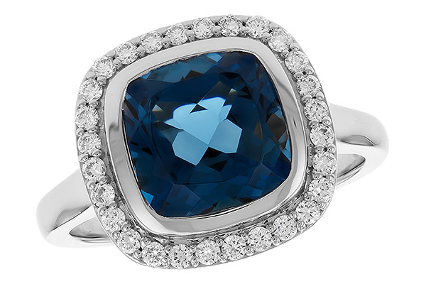 D273-97303: LDS RG 3.85 LONDON BLUE TOPAZ 4.15 TGW (9MM LBT)