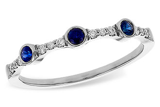 D274-84585: LDS WED RG .16 SAPPHIRE .25 TGW