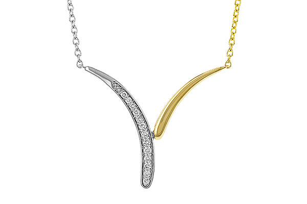 D274-86430: NECKLACE .12 TW (18")