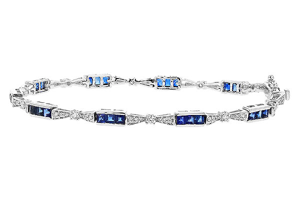 D274-87312: BRACELET 2.10 SAPPHIRE 2.75 TGW (7")