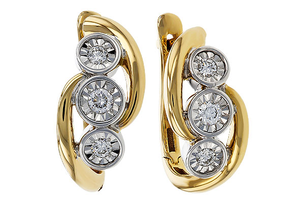D274-89103: EARRINGS .25 TW