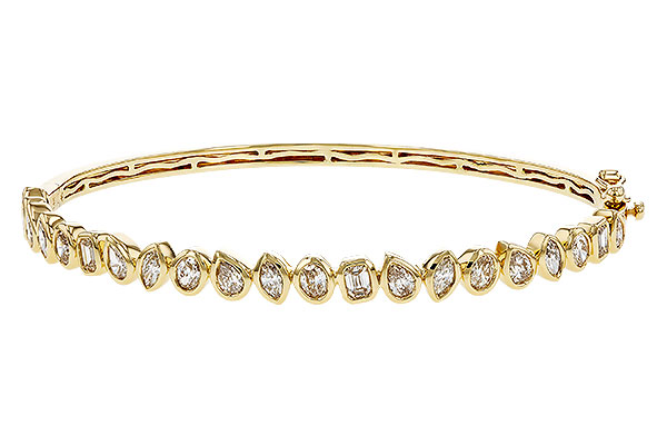 D274-89139: BANGLE 1.65 TW FANCY CUT DIAS
