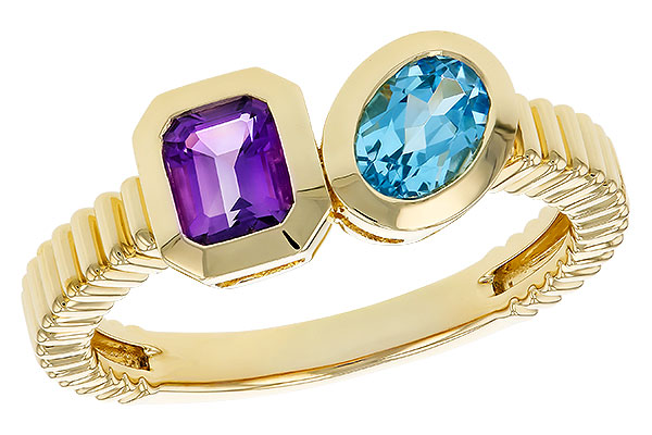 D274-90021: LDS RG .82 TW SEMI-PRECIOUS (AMY,SWISS BT)