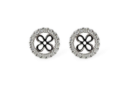 E187-58203: EARRING JACKETS .30 TW (FOR 1.50-2.00 CT TW STUDS)