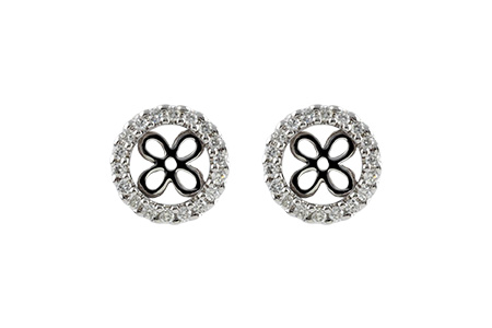 E187-58203: EARRING JACKETS .30 TW (FOR 1.50-2.00 CT TW STUDS)