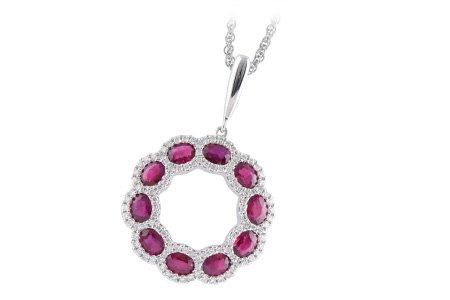 E188-48257: NECK 2.00 RUBY 2.38 TGW