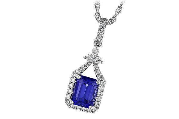 E190-27303: NECK 1.42 TANZANITE 1.72 TGW