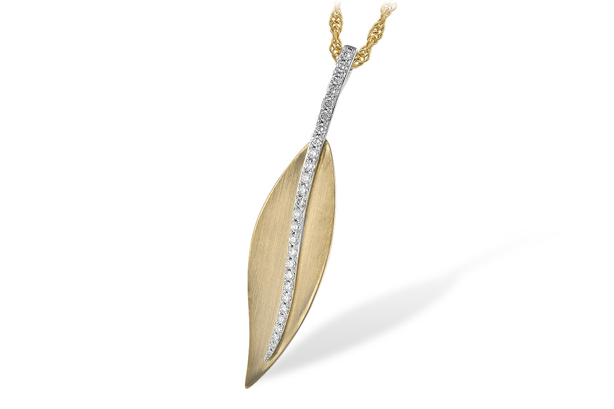 E190-27348: NECKLACE .16 TW