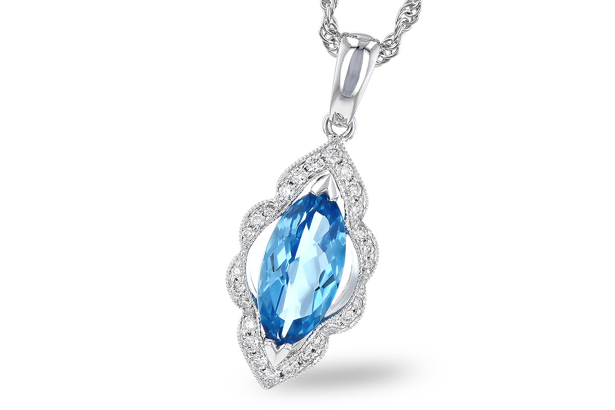 E273-06439: NECK 1.26 BLUE TOPAZ 1.37 TGW