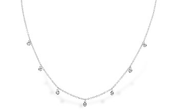 E273-91894: NECKLACE .12 TW (18 INCHES)