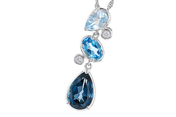 E273-93712: NECK 1.99 TW BLUE TOPAZ 2.02 TGW