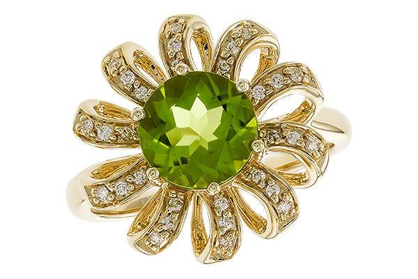 E273-95539: LDS RG 1.64 PERIDOT 1.75 TGW (8MM RD)