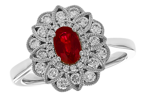 E273-98212: LDS RG .55 TW RUBY 1.07 TGW (6x4MM RUBY)