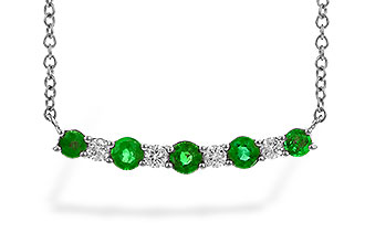 E273-98221: NECK .43 TW EMERALD .55 TGW