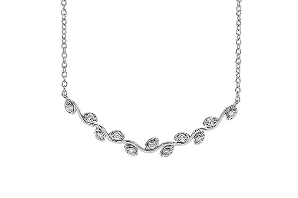E274-89130: NECKLACE .25 TW (18")