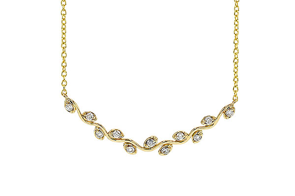E274-89130: NECKLACE .25 TW (18")